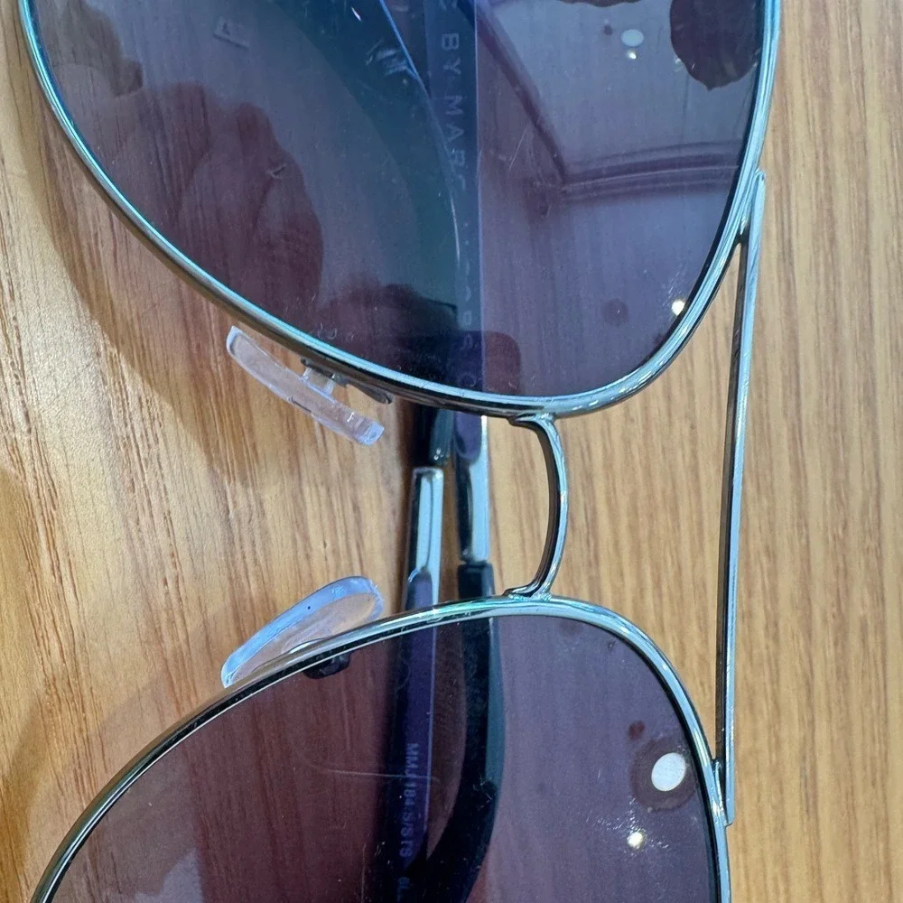 Marc By Marc Jacobs Black and Purple Aviator‎ Sunglasses